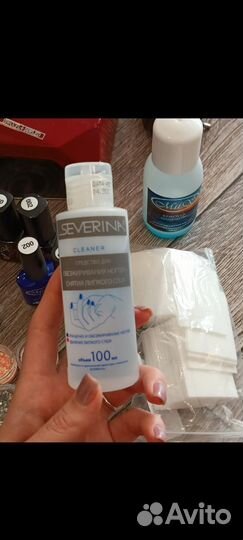 Набор для маникюра с лампой