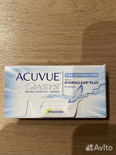 Линзы acuvue oasys astigmatism -1.00 -0.75 180