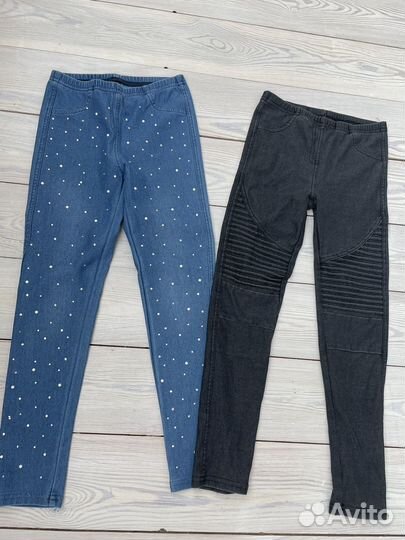Пакет джинсы кофты uniqlo calzedonia 134