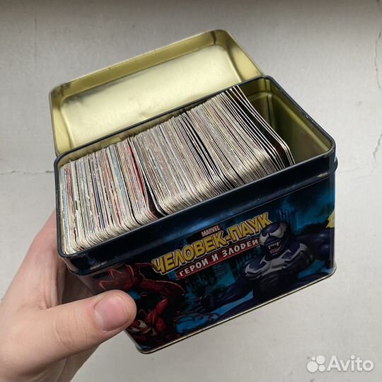 Карточки Человек Паук герои и злодеи