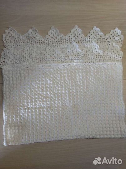 Рушник с кружевом ручная работа
