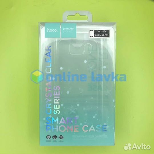 Чехол силикон Hoco для Samsung S8+ прозрачный