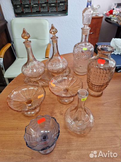 Вазочка СССР стекло