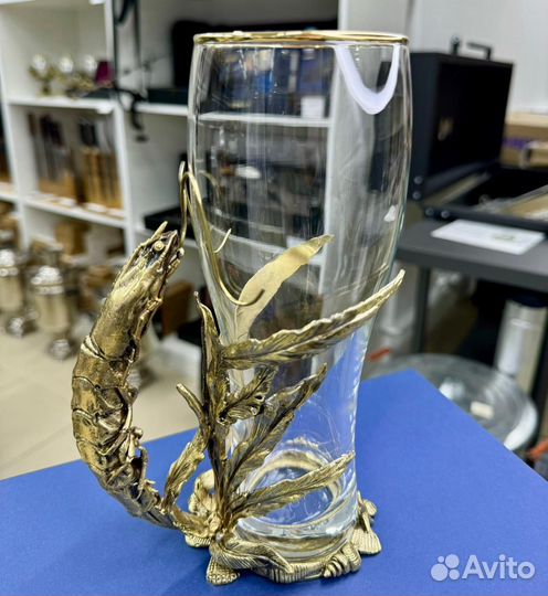 Бронзовый подарочный Пивной бокал