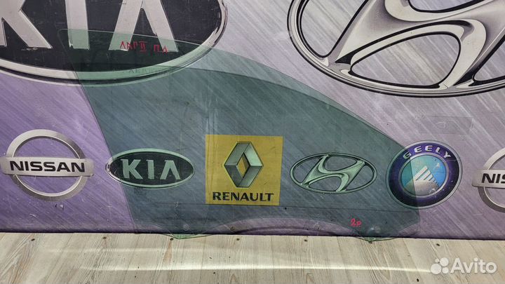 Стекло боковое двери Renault laguna 2 Лев