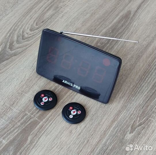 Табло отображения вызова на русском, кнопка вызова