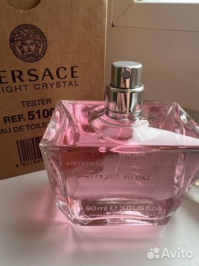 Versace bright crystal оригинал тестер 90 мл