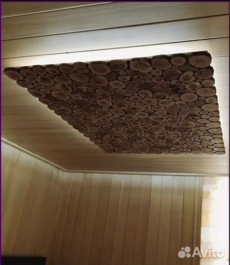 Панно из можжевельника