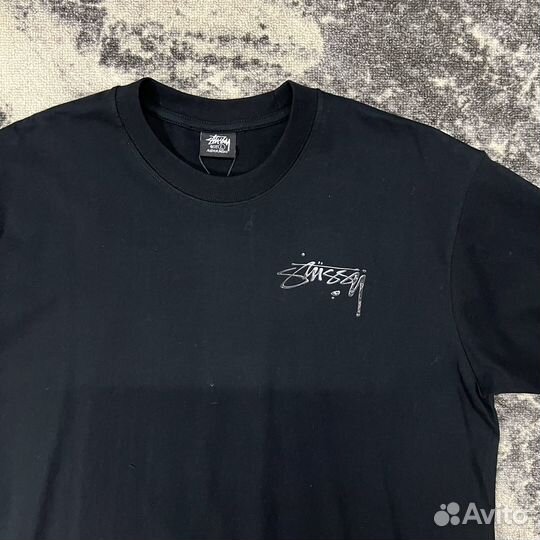 Футболка Stussy SS23 mercury ртуть