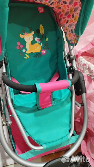 Коляска для кукол коляска кукольная для беби борн
