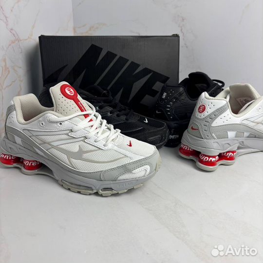 Кроссовки supreme x nike shox ride 2