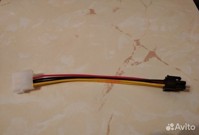 Новый переходник для видеокарт Molex - 6 pin