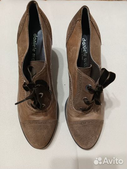 Ботильоны кожа daniele tucci Италия размер 39,5