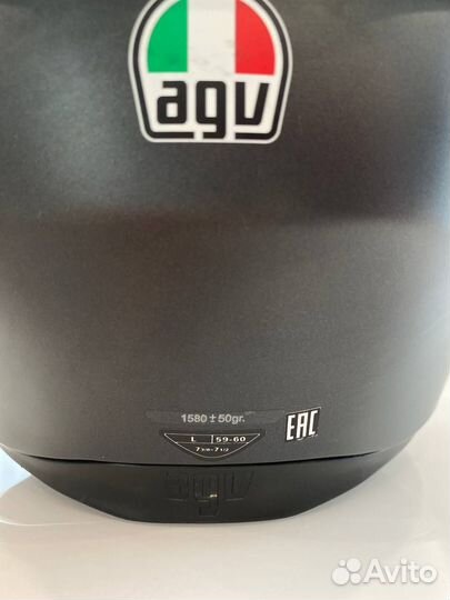 Шлем AGV K1 black mat