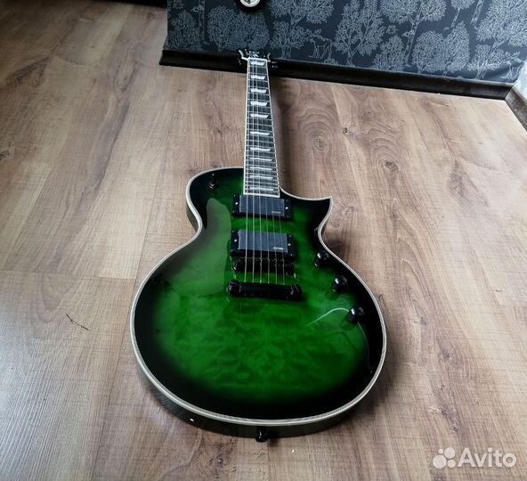 ESP LTD Eclipse Deluxe EC-1000 See Thru Green