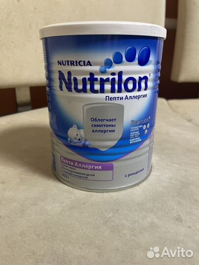 Детская смесь нутрилон пептиаллерги