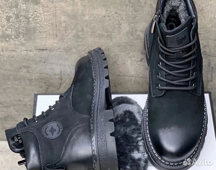 Ботинки мужские зимние Натуральный мех