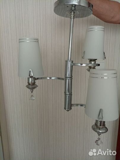 Люстра потолочная бу