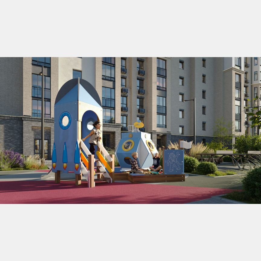 3-к. квартира, 71,4 м², 1/15 эт.