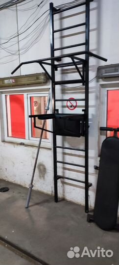 Стойка для штанги, штанга, турник