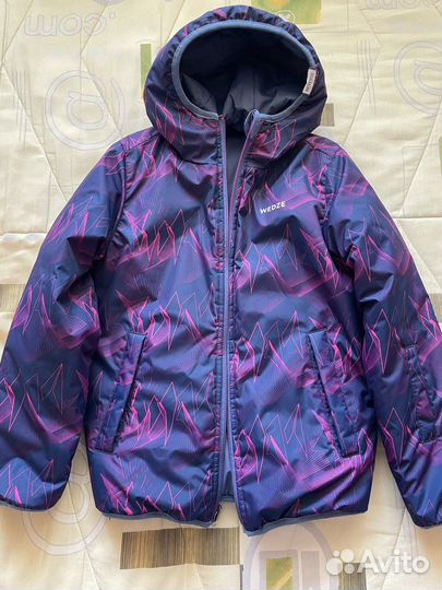 Куртка зимняя двусторонняя рост 128
