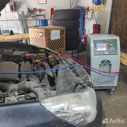 Заправка кондиционера в автомобиле