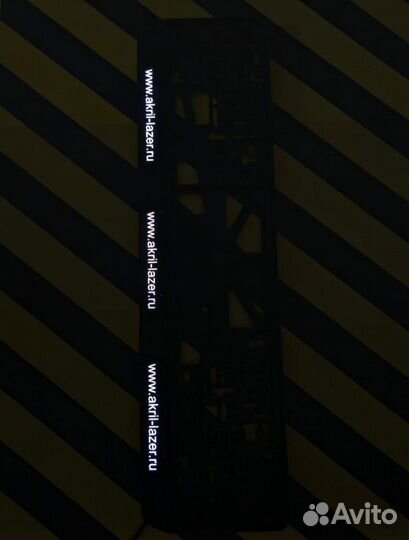 Номерная рамка c вашим лого и дизайном