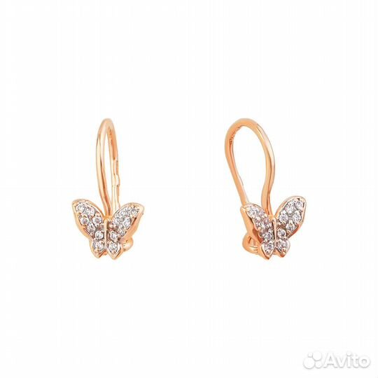 Серьги золотые