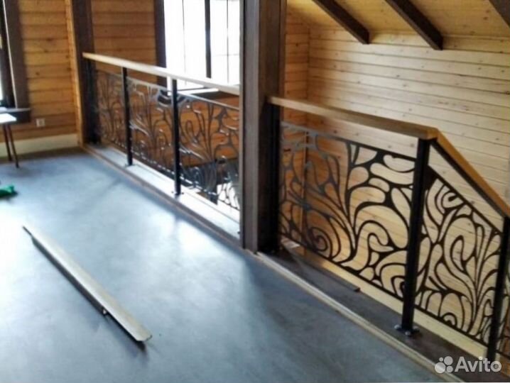 Лестничные перегородки и ограждения на заказ