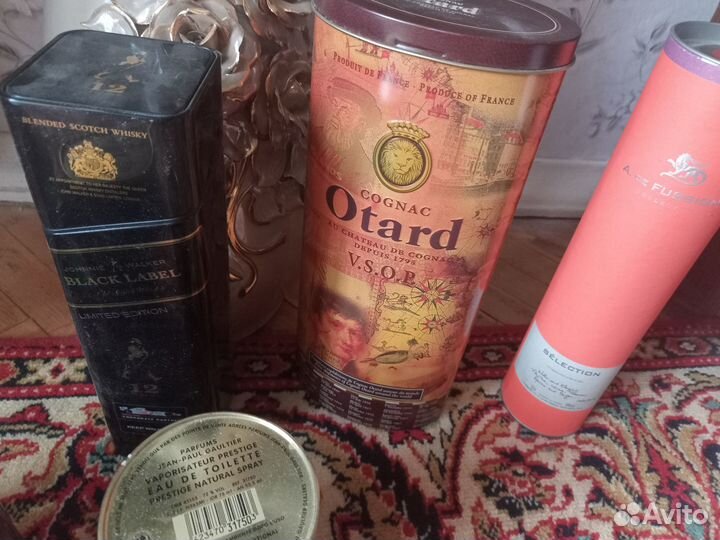 Упаковка от коньяков и духов обмен