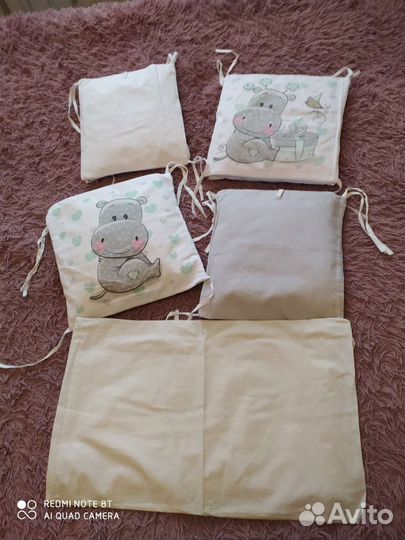 Бортики в детскую кроватку