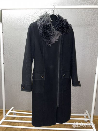 Пальто зимнее с воротником