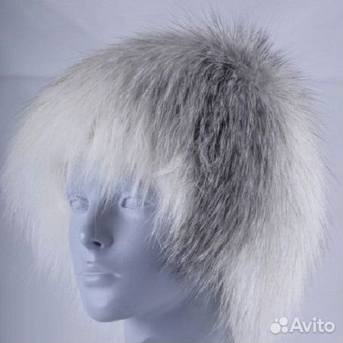 Шапка женская из песца