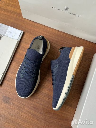 Текстильные кроссовки Brunello Cucinelli