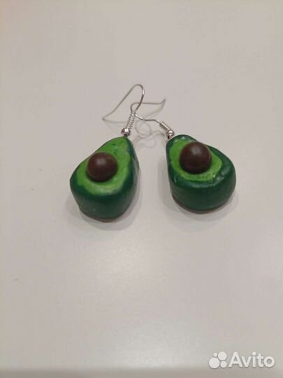 Серьги из полимерной глины