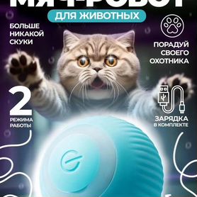 Мяч робот для кошек котят дразнилка игрушка интера