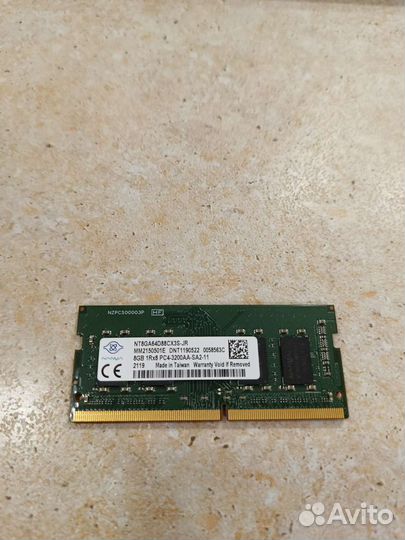 Оперативная память DDR4 SoDimm 8Gb 3200MHz