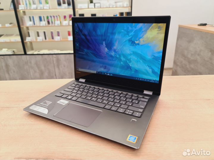 Ноутбук Сенсорный Lenovo Yoga/Pentium 4415/8gb/SSD