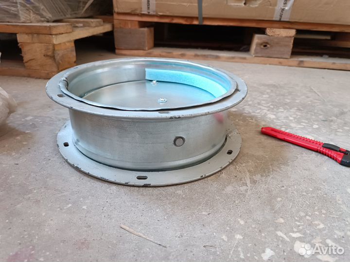 Клапан обратный круглый vkt vko 250mm вентиляция