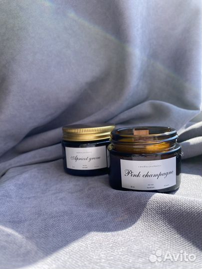 Ароматическая свеча ручной работы