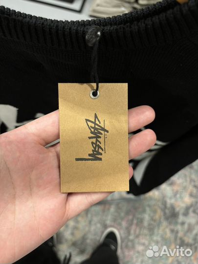 Свитер Stussy оригинал черный