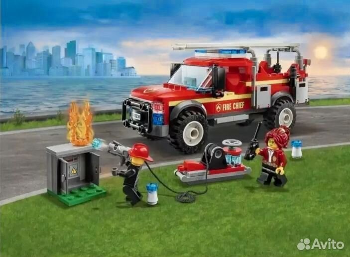 Конструктор Команда пожарных 213 деталей