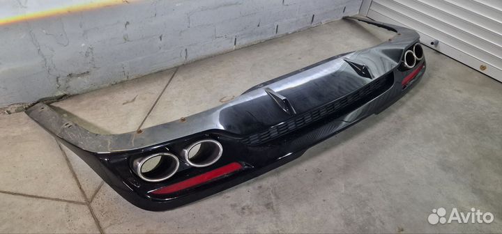 Диффузор задний kia stinger