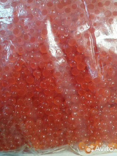 Красная икра имитация
