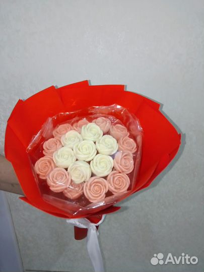 Шоколадные розы букет