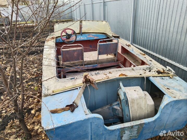 Лодка прогресс с прицепом