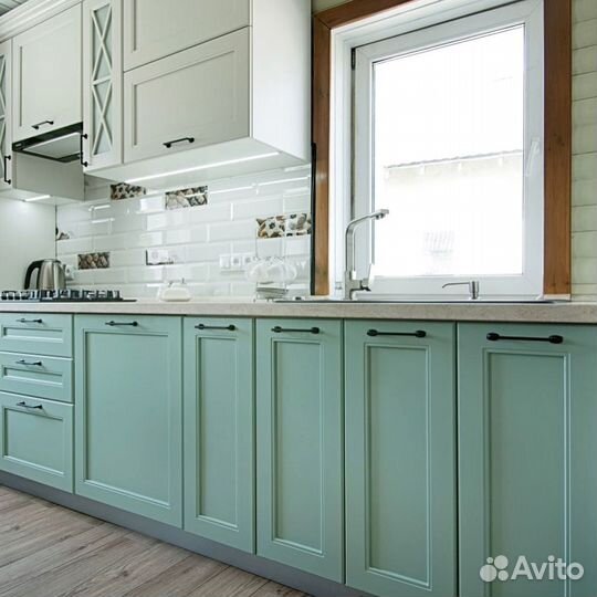 Скандинавский кухонный гарнитур на заказ