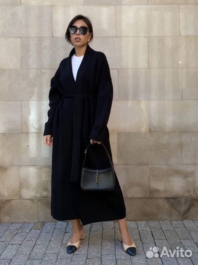 Try on dress кардиган - трикотажное пальто черный