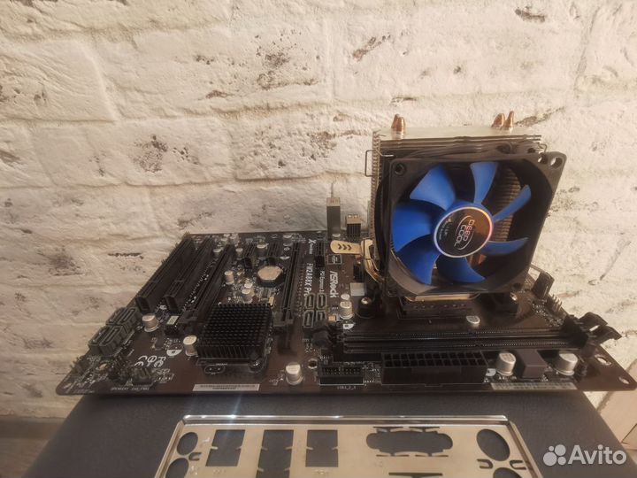 FM2A88X Pro+ ASRock + процессор, кулер