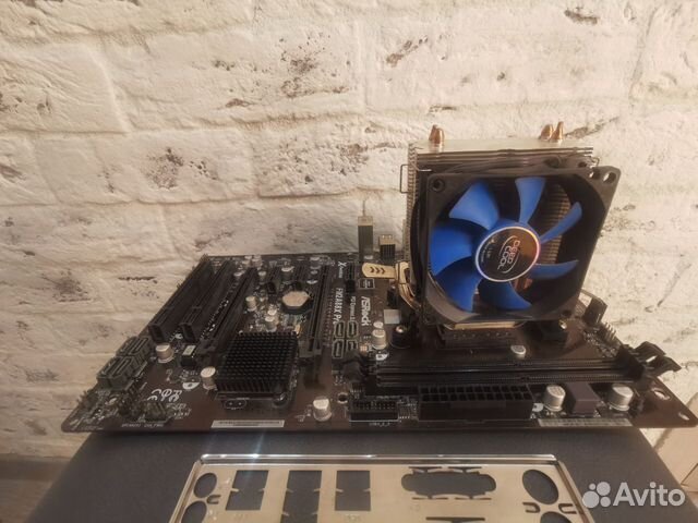 FM2A88X Pro+ ASRock + процессор, кулер